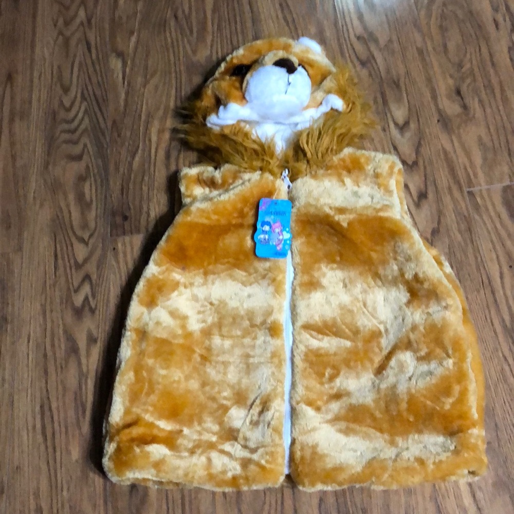 Plush Lion Vest
